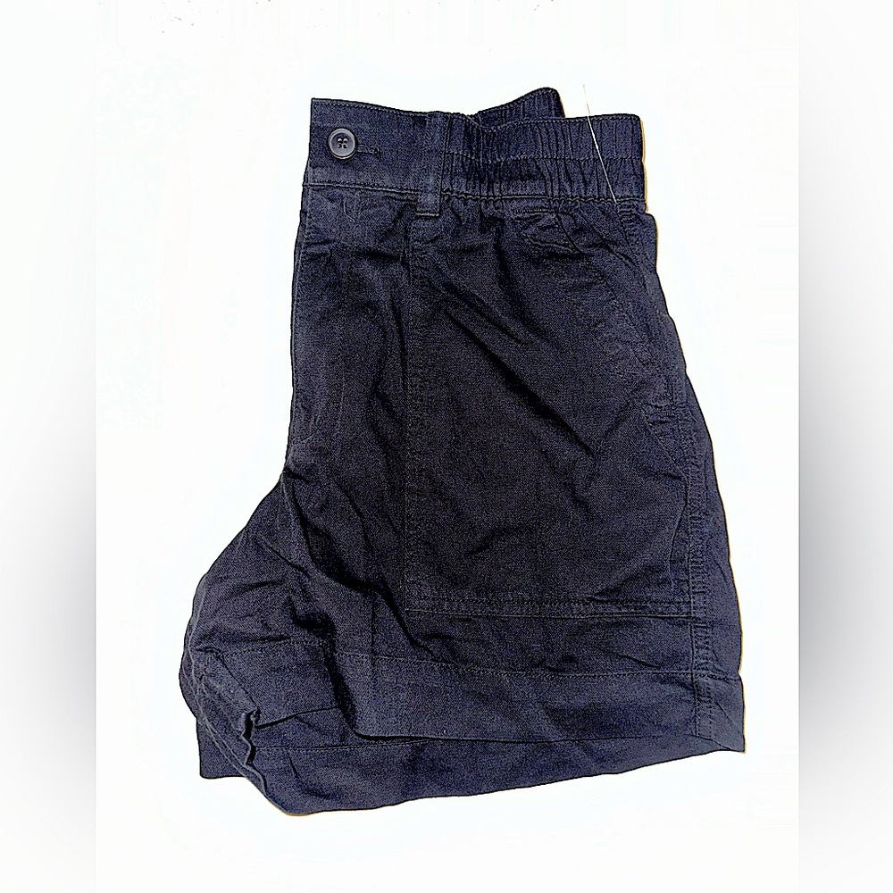 Gap High Rise Easy Utility Shorts Black